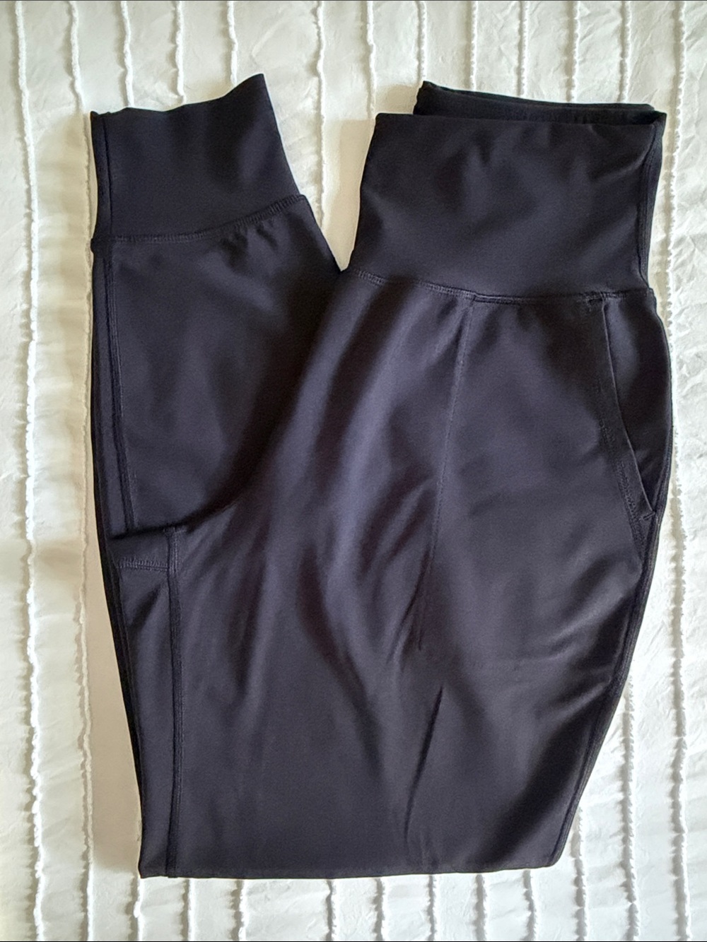 High-Rise Black Women’s Go Dry Joggers